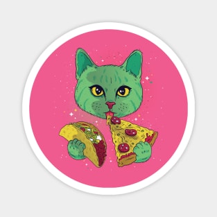 Taco Cat Graphic T-Shirt Magnet